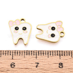 Pendentifs en acier inoxydable 304 émaillés&nbsp;STAS-T074-06G