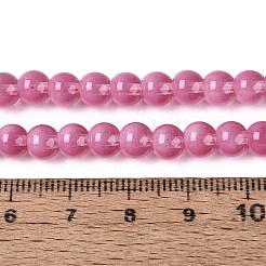 Stränge aus Acryl-Imitations-Katzenaugenperlen&nbsp;OACR-Q197-01A-13
