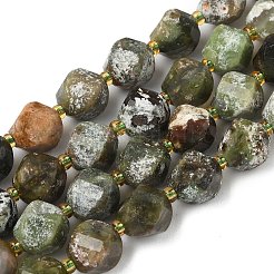 Natürlichen grünen Opal Perlen Stränge&nbsp;G-U023-A14-01
