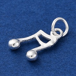 925 Musiknoten-Anhänger aus Sterlingsilber.&nbsp;STER-G045-06S