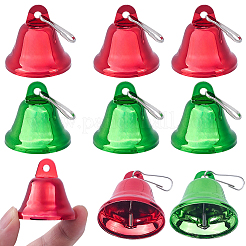 20 pendentif décoratif en forme de cloche en fer de 2 couleurs&nbsp;AJEW-SC0031-28