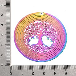 Lebensbaum 201 Edelstahl 3D drehbarer Hängewindspinner&nbsp;STAS-C166-05RC