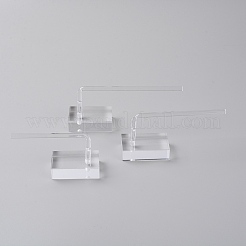 3 Stück L-förmige Ohrring-Ausstellungsständer-Sets aus Acryl&nbsp;EDIS-WH0011-03