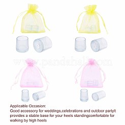 8 Paar PVC-Absatzstopper-Schutz&nbsp;FIND-GF0002-08B