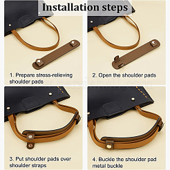 Rembourrage de sangle de sac en simili cuir&nbsp;DIY-WH0304-307A