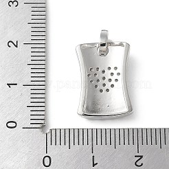 Pendentifs avec zircon cubiques à micro-pavés en laiton&nbsp;KK-P290-01P-01