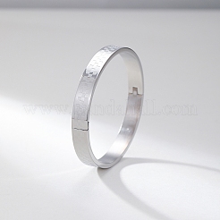 201 pulseras lisas de acero inoxidable&nbsp;TZ9823-1