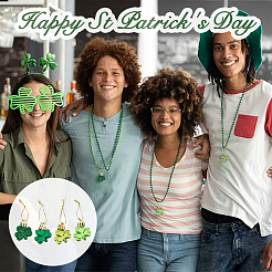 40 décoration de la Saint-Patrick de 4 styles&nbsp;HJEW-FH0001-55