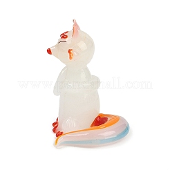 Ornements miniatures en verre fait main de la série animale&nbsp;LAMP-Q005-10H