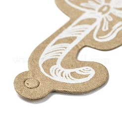 Étiquettes-cadeaux en papier kraft sur le thème de Noël&nbsp;CDIS-L008-A02