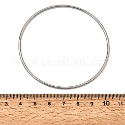2 mm breite Armreifen aus Edelstahl 304 für Damen&nbsp;SA-CBA37BC-23B-P