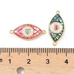 Muschel-Anhänger aus Messing mit Pavé-Fassung&nbsp;KK-I357-04G-02