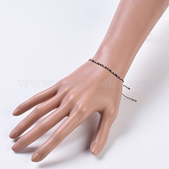 Nylonfaden geflochtene Perlen Armbänder&nbsp;BJEW-JB04349-M