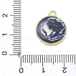 Pendenti in ottone stampato&nbsp;KK-CBAF4A6-01G-08