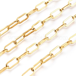 Chaînes à trombones en acier inoxydable 304 avec placage ionique (IP) de 3.28 pied&nbsp;X-CHS-D030-02G