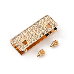 Fibbie per bordi decorativi per borse in lega&nbsp;FIND-WH0044-77LG