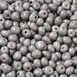 6/0 perles de rocaille en verre avec peinture à cuisson opaque&nbsp;SEED-M012-02A-17