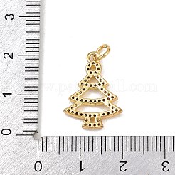 Pendentifs avec zircon cubiques à micro-pavés en laiton&nbsp;KK-I384-01G