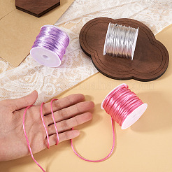 3 rouleau de cordons en nylon satiné de 3 couleurs&nbsp;NWIR-TA0001-45B