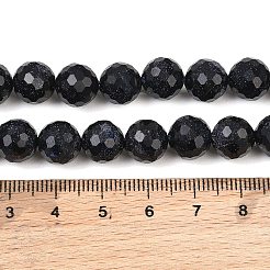 Synthetische blauen goldstone Perlen Stränge&nbsp;GG-CBA199E-F02-10mm