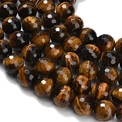 Natürlichen Tigerauge Perlen Stränge&nbsp;G-C280-B21-12mm