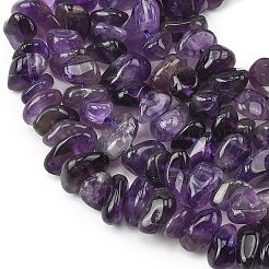 Natürlichen Amethyst Perlen Stränge&nbsp;G-P622-A04-01