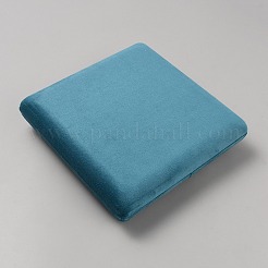 Quadratische Samt-Aufbewahrungsboxen für Halsketten und Ringe&nbsp;VBOX-WH0018-01