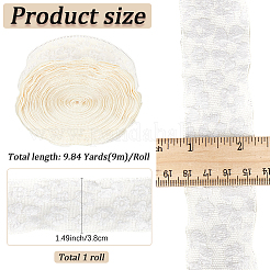 Rubans fleur de polyester&nbsp;SRIB-WH20020-053B-02