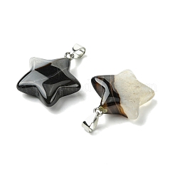 Pendentifs d'agate naturelle&nbsp;GG-K002-10K