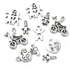100 pièces 10 styles pendentifs en alliage de style tibétain&nbsp;FIND-CJ0002-30