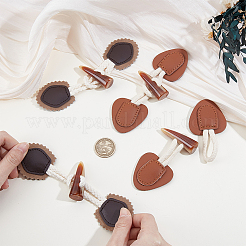 8 bouton en résine&nbsp;BUTT-GF0004-34
