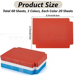 60 Blatt 3 Farben Kunststoff Spielbrett Spielkartentrenner&nbsp;FIND-CP0002-77A
