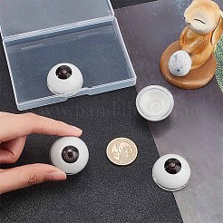2 Paar 2 Farben Plastikaugen zum Basteln&nbsp;DIY-PH0010-17A