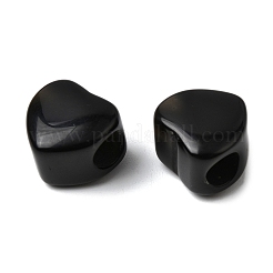 Natürliche schwarze Obsidianperlen aus Europa&nbsp;G-C269-01C