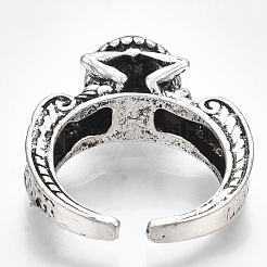 Legierung Manschettenfingerringe&nbsp;RJEW-T006-35B