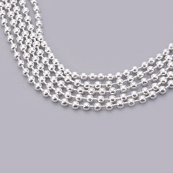 Laiton perle de boule chaînes&nbsp;LS-CHC-C008-2mm-S