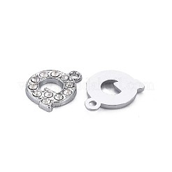 Aluminium Anhänger & Charms&nbsp;ALRI-N039-001Q-RS