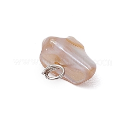 Natürliche Muschelsplitter-Anhänger&nbsp;PALLOY-JF03438-02