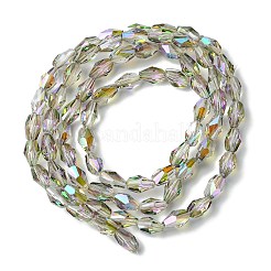 Trasparenti perle di vetro placca fili&nbsp;GLAA-K064-03B-HR03