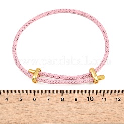 Fabricación de pulseras de cable de acero inoxidable 304 ajustable&nbsp;AJEW-D047-01G-A