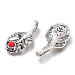 Tibetischer stil Aluminium Anhänger & Charms&nbsp;PALLOY-E465-02AS