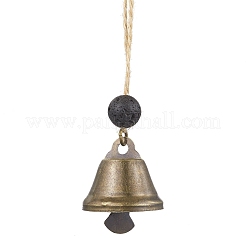 2 decoración colgante de campana de hierro de 2 estilos.&nbsp;HJEW-JM02178