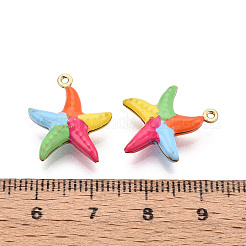 304 Edelstahl-Emaille-Anhänger&nbsp;X1-STAS-T068-14B