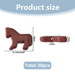 30 Stück synthetische Türkis-Anhänger&nbsp;G-HS0001-13C