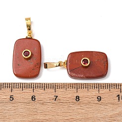 Natürliche rote Jaspis Anhänger&nbsp;G-P628-01G-01
