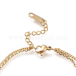 Bracelets multibrins en acier inoxydable 304&nbsp;STAS-D152-04G