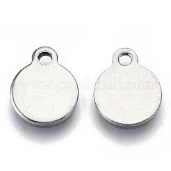 Breloques en acier inoxydable 201 anti-ternissement&nbsp;STAS-R116-104