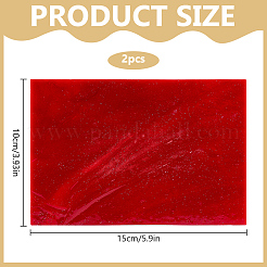 2 Stück Glasscheiben&nbsp;GLAA-WH0038-81A