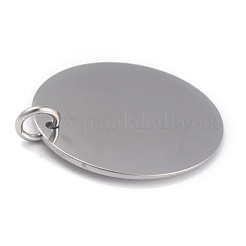 Pendentifs en acier inoxydable 304 anti-ternissement&nbsp;STAS-O126-01B-P