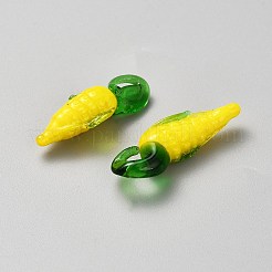 Pendenti in vetro a tema frutta&nbsp;GLAA-WH0032-26C